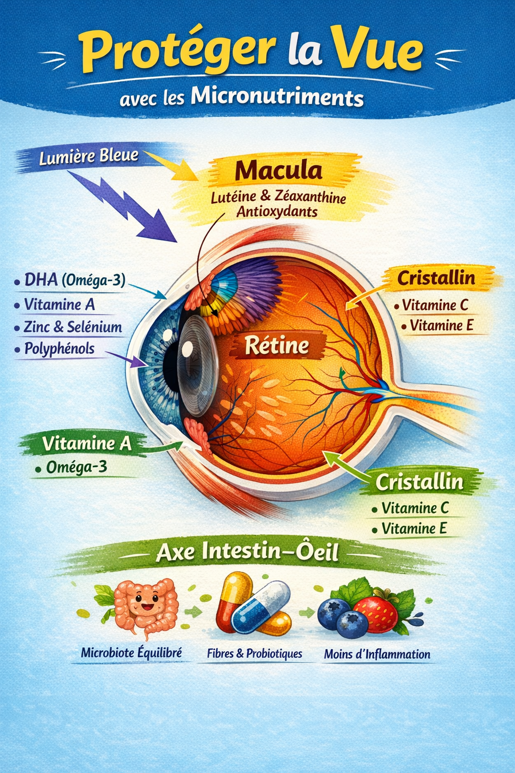 Ce qui protège notre vue - Article pour Focus Nutrition - Plantes et Santé 042026