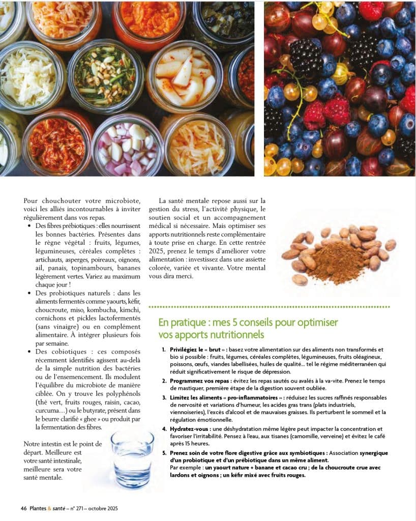 Plantes et Santé - Focus Nutrition - Santé Mentale Assiette 102025 Sonia Nutrition 4