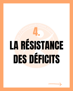 Résistance à l'amaigrissement