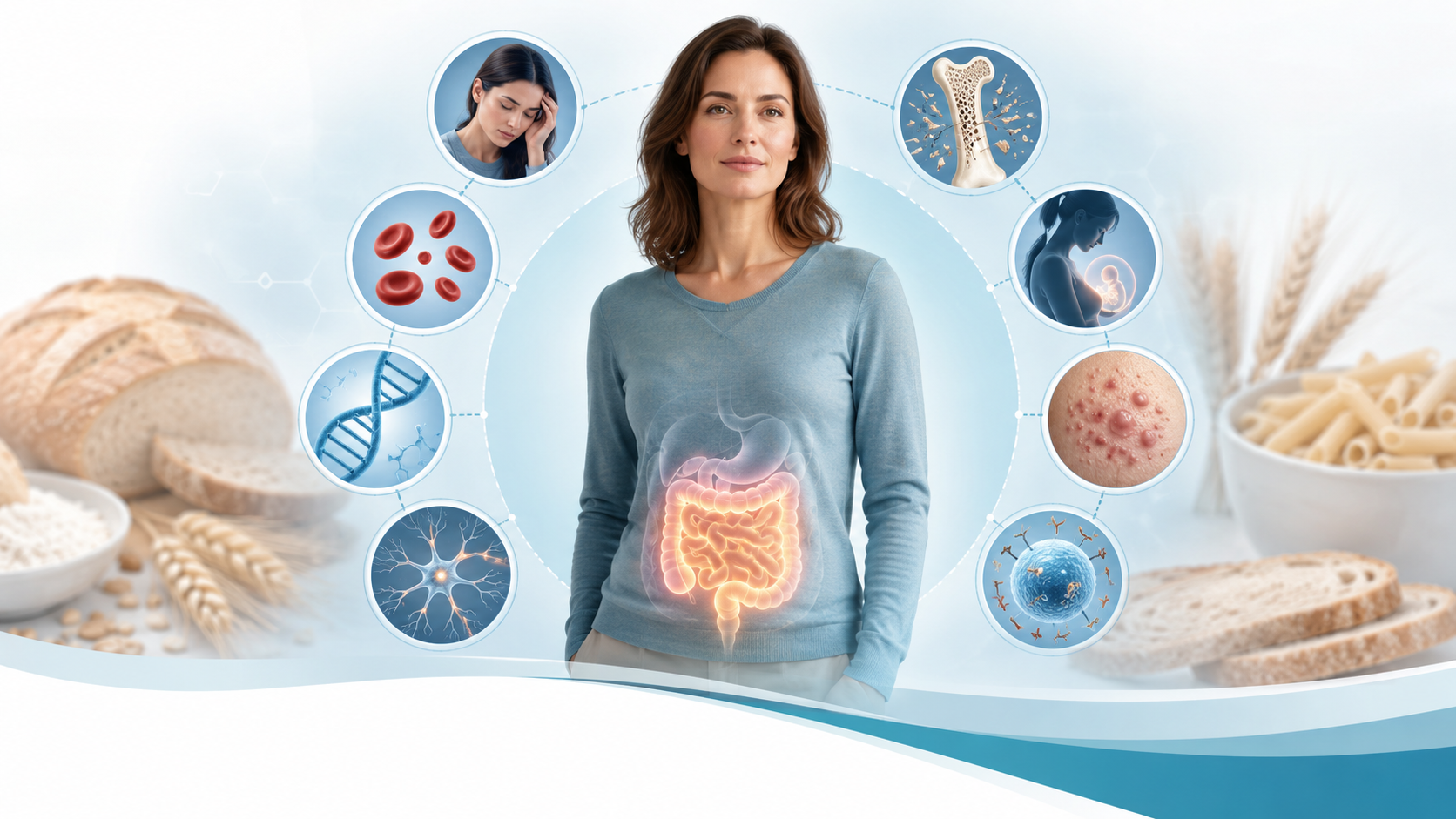 9 signes méconnus extra digestifs maladie caeliaque gluten